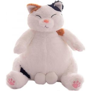 Peluche chat, oreiller, chat paresseux, dessin anim&eacute;, mignon, peluche, cadeaux pour enfants - Neuf