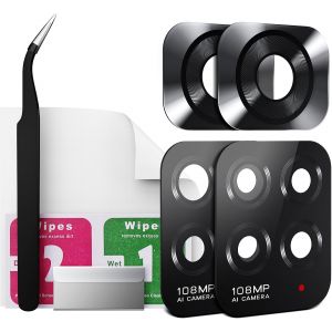 KALANKA-2 Packs Lentille Cam&eacute;ra pour Xiaomi Redmi Note 11S Vitre Appareil Photo Objectif Arri&egrave;re avec Kit de R&eacute;paration - Neuf