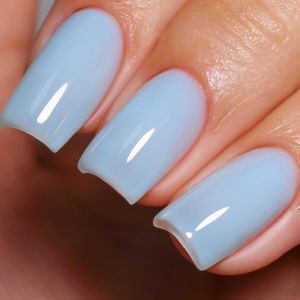 Vernis Semi Permanent Bleu, 15ml Transparent Bleu Vif Gel&eacute;e Gel Nail Polish Naturel French Uv Gel Printemps Et&eacute; Cristal Vernis &Agrave; Ongles Gels Soak Off Uv Led - Neuf