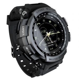 Montre connect&eacute;e de sport avec bracelet, MK28 Montre connect&eacute;e de sant&eacute; et de plein air Bluetooth pour l'alpinisme - Neuf