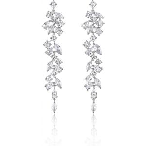 Kalhx-1 Paire Boucles D'oreilles Blé,Boucles D'oreilles Longues En Strass,Boucles D'oreilles Femme,Longues Pampilles,Boucles D'oreilles Pendantes En Strass Boucles D'oreilles Chandelier Boucles - Neuf