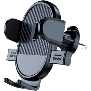 TIANYI-Support T&eacute;l&eacute;phone Voiture,Porte Telephone Voiture Ventilation[Clip Am&eacute;lior&eacute;&Rotation 360&deg;& Un Bouton de Lib&eacute;ration] Compatible avec Smartphone/GPS 4,0''-7,0 - Neuf