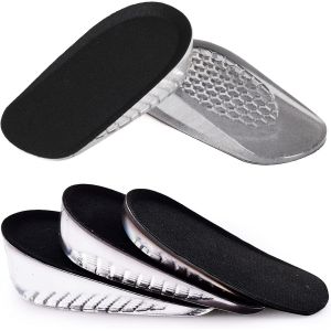 (Homme, 1,5 Cm) 1 Paire De Semelles Rehaussantes En Gel Pour Talons, Invisibles Et Absorbant Les Chocs, Pour Hommes Et Femmes - Neuf