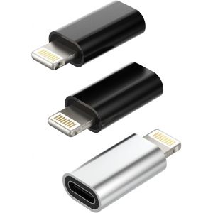 TRAHOO-Adaptateur USB C Femelle vers Lightning M&acirc;le (3Pack) C&acirc;ble Type-C Jack Charge Adapter pour Apple iPhone iPad Chargeur Adaptateur Chargeur Type Prise C&acirc;ble Connecteur tp-to - Neuf