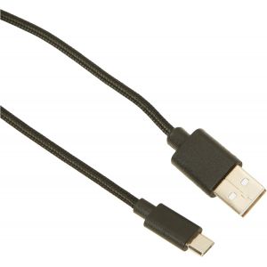 JGD-C&acirc;ble de charge rapide micro-USB vers USB-A 2.0-480 Mbit/s - Type A vers micro B - Pour charge rapide et transfert de donn&eacute;es - 2 m - Noir - Neuf