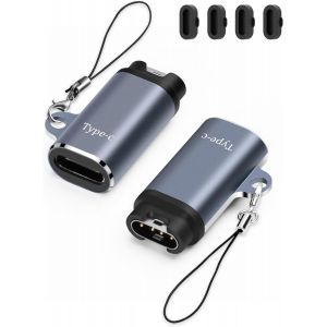 Thef-Adaptateur De Charge De Montre, Usb C Femelle Vers Mâle, Port De Charge Compatible Avec Garmin Fenix ¿¿¿¿¿¿¿¿7/7s/7x/6/6x/6s, Etc., Chargeur De Montre De Type C Avec Boucle Anti-Perte (Usb -C) - Neuf