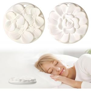 Jgd-Diffuseur D'huiles Essentielles En Pl&acirc;tre, 2 Pi&egrave;ces Avec Pierre De Diffusion Huile Essentielle, Diffuseur D'ar&ocirc;mes Pour Salon Salle De Bains Voiture Bureau Armoire &Agrave; Chaussures - Neuf