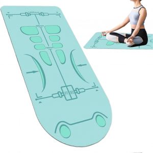 Tapis D'exercice Extra Long Antiderapant Pour Yoga, 1,5 M X 7 M, Protection Des Articulations Du Genou, Vert &Icirc;le, Pour Hommes Et Femmes - Neuf