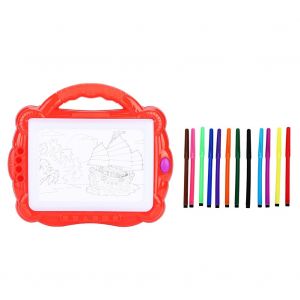 Planche A Dessin Portable Pour Enfants, Eclairage Electrique, Planche A Peinture Pour Enfants, Jouet Cadeau (Rouge) - Neuf