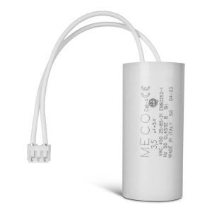 Condensateur 3.5 µF Spécial volet roulant BUBENDORFF à 2 fils + connecteur - GARANTIE 2 an - Neuf