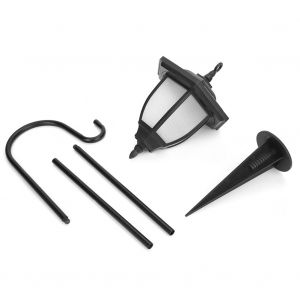 Hjlian Lampe Solaire Led Impermeable Pour Jardin, Allee, Pelouse, Paysage (Blanc) - Neuf