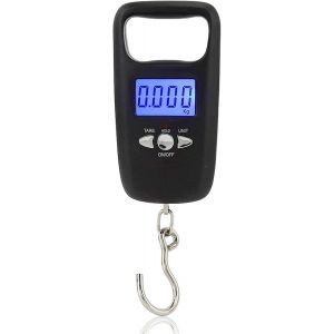 Balance de bagage 110lb / 50kg, balance électronique portable LCD Backlight Digital Fishing scale, pesage de valise, voyage, maison - Neuf