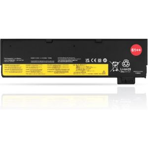 72Wh 61++ T480 T470 Externe Batterie Compatible avec Lenovo ThinkPad T570 T580 A475 A485 P51s P52s TP25 Série 01AV427 01AV428 01AV492 SB10K97584 SB10K97585 4X50M08812 10.8V - Neuf