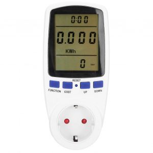 Prise de mesure de puissance Moniteur d'utilisation de l'électricité Tension Courantmètre avec écran LCDT836 Prise UE 240V - Neuf