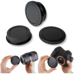 KAL-Kit Couvercle De Boîtier + Couvercle D'Objectif (Arrière) Adapté Au Boîtier D'Appareil Photo Pentax Et À L'Objectif Avec Baïonnette À Monture K - Neuf