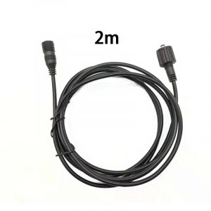 Câble D'Alimentation D'Extension Étanche Dc 12V Mâle Femelle 2.1Mm * 5.5Mm Fil De Lumière Solaire Ip67Ip68 Cordon Électrique Extérieur Pour Bande Led.Black 2M. - Neuf