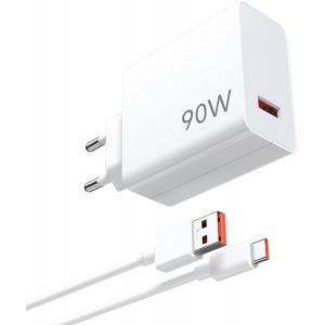 90w Chargeur Rapide Avec Hypercharge C&acirc;ble Usb C 1m Pour Xiaomi 15 Ultra 14 13 Ultra Poco X7 F7 Pro Redmi Note 15 Pro+ 5g, 67w Chargeur Turbo Pour Redmi Note 14s 13 Pro5g 13 Lite13t Mix Flip F6 14t - Neuf