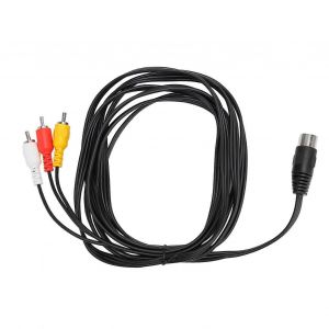 Câble DIN 8 broches mâle vers 3 RCA mâle Câble adaptateur son DIN 8 broches vers 3 RCA pour équipement stéréo 9,8 pieds - Neuf