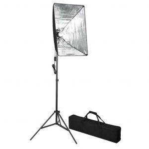 Lampe de photo studio avec diffuseur softbox 60 x 40 cm - Neuf