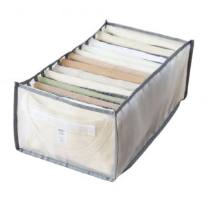 Hjlian Organisateur De Vetements Pour Garde-Robe, Paniers De Rangement Pliables Pour Gagner De La Place, Bacs De Rangement Pour Vetements, Conteneurs Pour Chambre A Coucher, Dortoir - Neuf