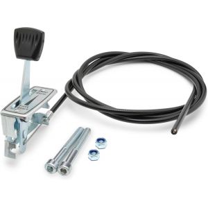 ChenQuanSarl-Commande De Gaz Levier Manette Accélérateur Universelle Avec Gaine Et Câble Rigide Pour Tondeuse Motoculteur À Visser Avec Embout Z - Neuf