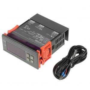 Mh1210a Mini Contr&ocirc;leur De Temp&eacute;rature De Thermostat Led Num&eacute;rique Avec Sonde De Capteur (Ac220v) - Neuf