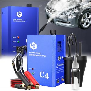 MEVRONISSHOP-Machine &agrave; Brouillard Voiture, D&eacute;tecteur Fuite 12V D&eacute;Tecteur Fuite Fum&eacute;e Voiture Avec Pompe &agrave; Air Int&eacute;Gr&eacute;e D&eacute;tecteurs Fuite Carburant Voiture Pour V&eacute;Hicule Moto Bateau Pour Tous Les V&eacute;Hic - Neuf