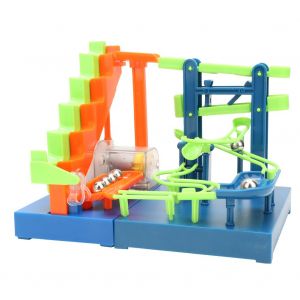 Jeu de billes amusant a faire soi-meme, avec son et lumiere, labyrinthe, piste, blocs, jouets educatifs pour enfants - Neuf