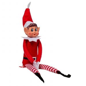 Elfe De La Poup&eacute;e De No&euml;l, D&eacute;coration De No&euml;l, D&eacute;coration De Cadeau D'anniversaire &Eacute;tag&egrave;re De Salon Rouge Gar&ccedil;on - Neuf