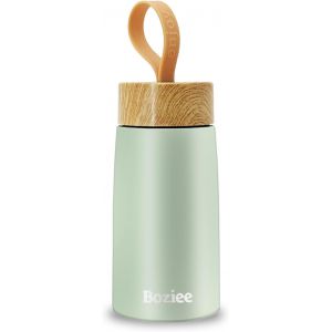 Petite Bouteille Isotherme, 250 Ml, Pour Boissons Chaudes Et Froides, Sans Bpa, En Acier Inoxydable, Pour L'ext&eacute;rieur, Le Quotidien, Marron Et Rose - Neuf