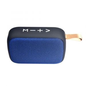 Enceinte Bluetooth sans fil bleue mini portable d'ext&eacute;rieur, cl&eacute; USB courte - Neuf