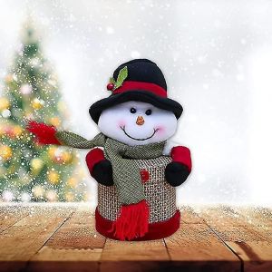 P&egrave;re No&euml;l Bo&icirc;te-cadeau Dessin anim&eacute; Papier Bo&icirc;te de bonbons R&eacute;veillon de No&euml;l Bo&icirc;te sans application D&eacute;coration de la maison Rangement - Neuf