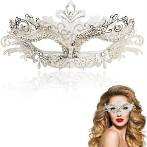 Masque V&eacute;nitien Femme,Masque De Bal Masque Femme Fant&ocirc;me De L'op&eacute;ra Masque Pour Les Yeux Masque Chauve-Souris Pour Halloween Carnaval.[J536] - Neuf