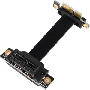 C&acirc;ble D'Extension Pcie 90&deg; Pci Express 3.0, 1 X M&acirc;le Vers Femelle, C&acirc;ble De Connexion Sans Fil Pour Carte R&eacute;seau, Carte Son (5 Cm, Fente 90&deg; Up) (5 Cm) - Neuf