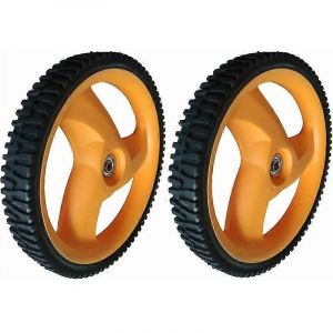 Roue arriere 293 mm a 78 dents pour tondeuse a gazon, lot de 2 - Neuf