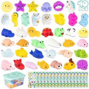 Mochi Squishy Kawaii Cadeau Anniversaire Enfants Invites Pack 40 - | Cadeaux Anniversaire Invit&eacute;s Enfant, Petit Jouet Pinata, Pochette Surprise Mariage, Assortiment Jouets Goodies &Eacute;l&egrave;ves Mixte - Neuf