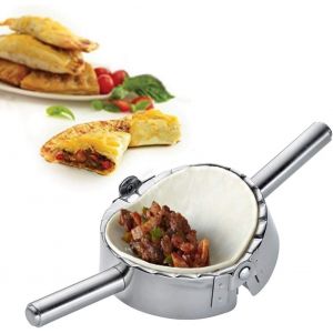 Moule Pour Raviolis, Pierogi, Chaussons, Etc., En Acier Inoxydable, Acier Inoxydable, Argent, Taille L - Neuf