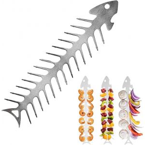 Uniques Barbecue Grille Brochettes - Cadeau Homme Accessoires Barbecue Ustensiles Outil Amusant Support Grill À Viande Légumes Idée Cadeau Anniversaire - Neuf