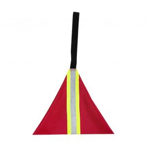 Drapeau De Sécurité Nautique Réfléchissant Pour Perches D'attelage Universelles (Voiture, Camping-Car, Vélo, Quad, Canoë, Bateau). - Neuf