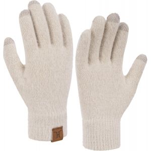 Women Winter Warm Knit Work Touch Gloves For Sms Running Thermal Glove Anti Cold Gift Woman - Neuf