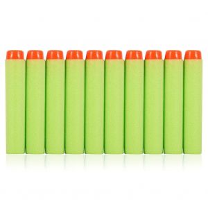 7,2 cm de fl&eacute;chettes en mousse Bullet pour la s&eacute;rie Blaster Toy Gun Refill Pack Vert - Neuf