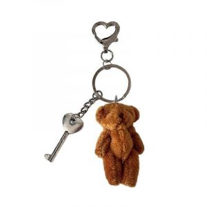 Porte-cles en peluche en forme d'ours mignon, porte-cles en peluche, poupees en peluche, porte-cles pendentifs - Neuf