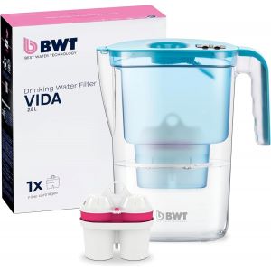 Filtre à eau Homeside Pétrole 2,6l|Filtre avec 1 cartouche d'eau filtrée douce|Filtre pour eau potable|Filtre le calcaire,le chlore,le plomb et le cuivre - Neuf