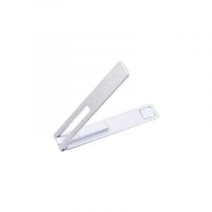 Support De Téléphone Portable Magnétique Ultra Fin Invisible,En Alliage Métallique Pliable,Béquille De Téléphone Portable,Support De Tablette De Bureau.1x Silver. - Neuf