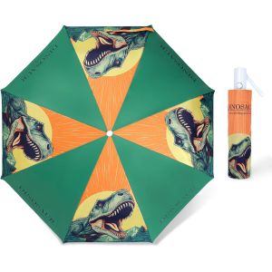 Parapluie Pliant Enfant Anti-Uv, Parapluie Compact L&eacute;ger Automatique Anti-Rebond Avec Bande R&eacute;fl&eacute;chissante, Mini Parapluie De Voyage Pour Bebe, Filles, Gar&ccedil;ons, Licorne Arc-En-Ciel - Neuf