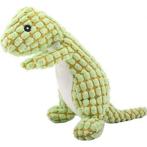 Jouet En Peluche Pour Chien, Corde, Jouet Interactif Durable, Jouet En Peluche Couineur En Forme De Dinosaure (Vert) - Neuf
