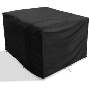 Housse De Meubles De Jardin Imperm&eacute;able En Tissu Oxford R&eacute;sistant Aux D&eacute;chirures Pour Canap&eacute; D'angle, Table De Jardin, 125 X 125 X 75 Cm - Neuf
