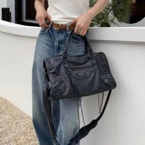 Sac à main - Noir - Gothique - Rivets Y2K - Style Grunge - Casual Coréen - Neuf