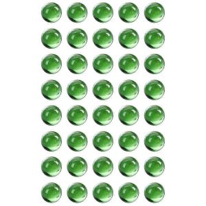 40 pcs billes 16mm billes de verre culotte boules de verre décoration couleur pépites jouet vert - Neuf