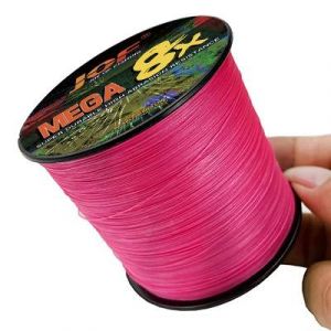 Jof Japon 8x 8 Brins Tress&eacute; Ligne De P&ecirc;che 1000m Multifilament Pe Fil Mouche Mer Eau Sal&eacute;e Tissage Extr&ecirc;me Pesca.Pink.1000m-0.14mm-18lb - Neuf